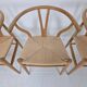 Chaises Wishbone CH24 de Hans J. Wegner par Carl Hansen & Søn, Danemark, Ensemble de 5