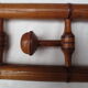 Ancien porte manteaux en bois  3 têtes