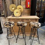 Set of 3 70s Bar Stools