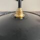 Vintage wall lamp in black enamelled sheet metal electrified to nine