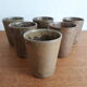 Lot de 6 verre ou tasse en grès