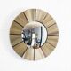 Witch's Eye Mirror in straw marquetry