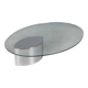 “lunario” coffee table cini boeri for gavina, italy circa 1970