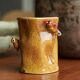 Studio pottery vase with birds, 1960s.