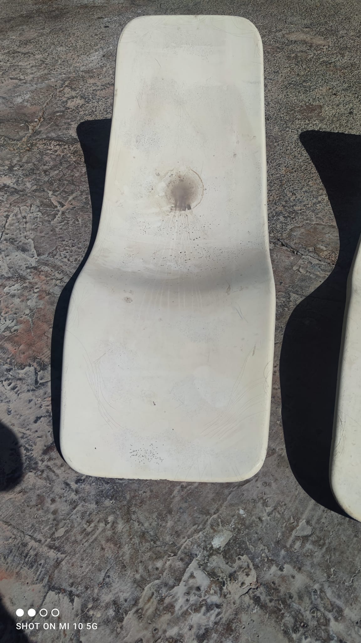 Sun lounger by Charles Zublena in polyester, circa 1960