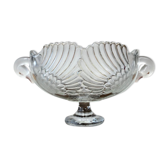 Coupe à fruits ronde “cygnes”