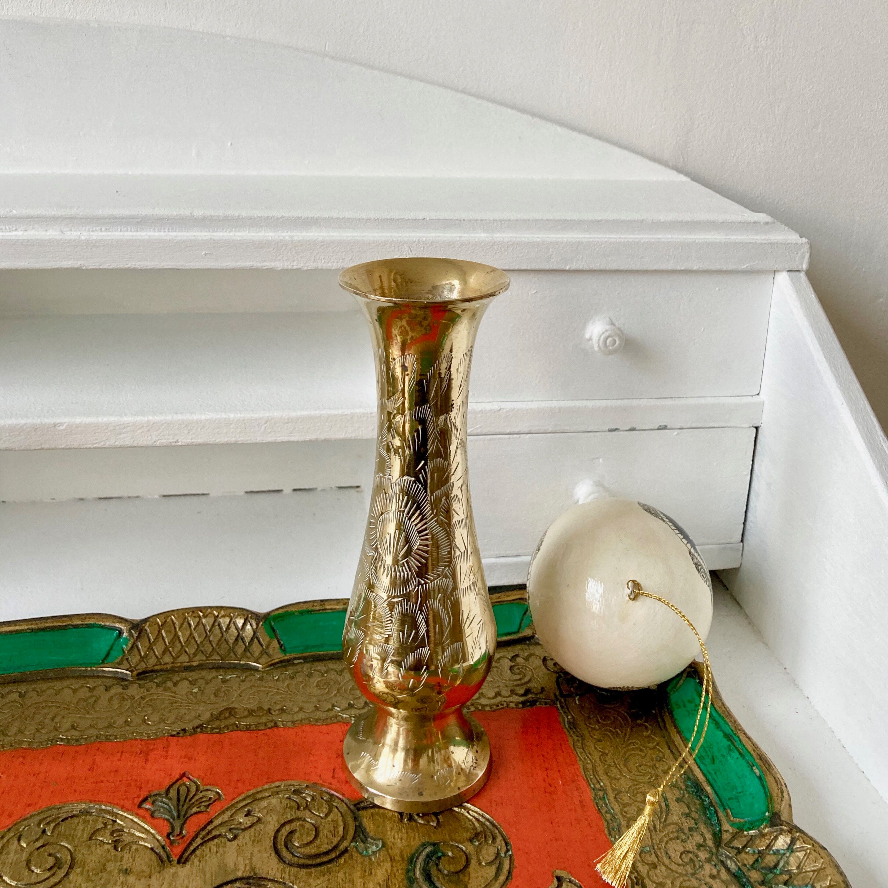 Vases soliflores laiton