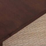 Geometric wooden side table from the 1940s.