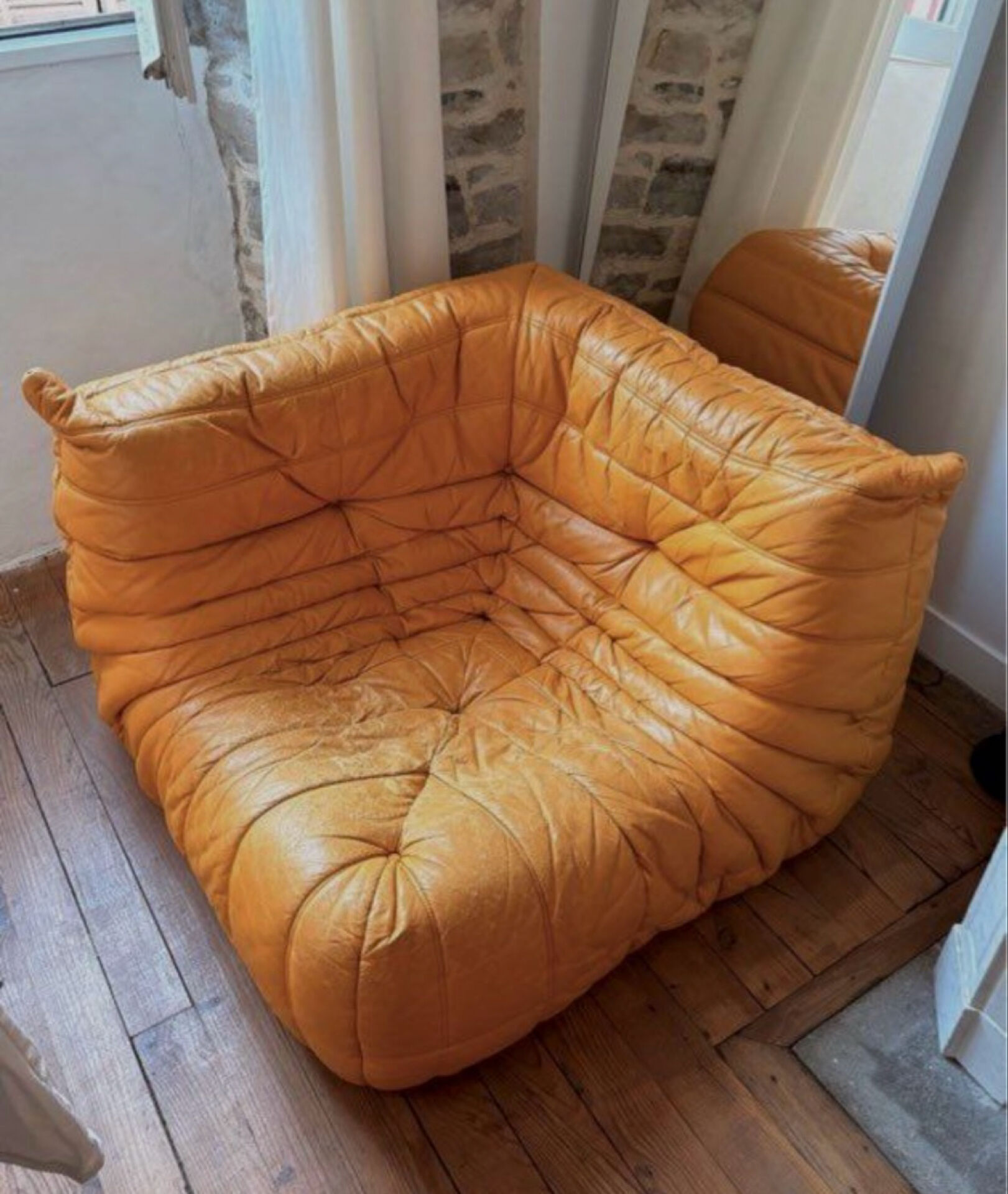 Togo Leather Corner by Ligne Roset