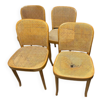 Lot 4 cane chairs