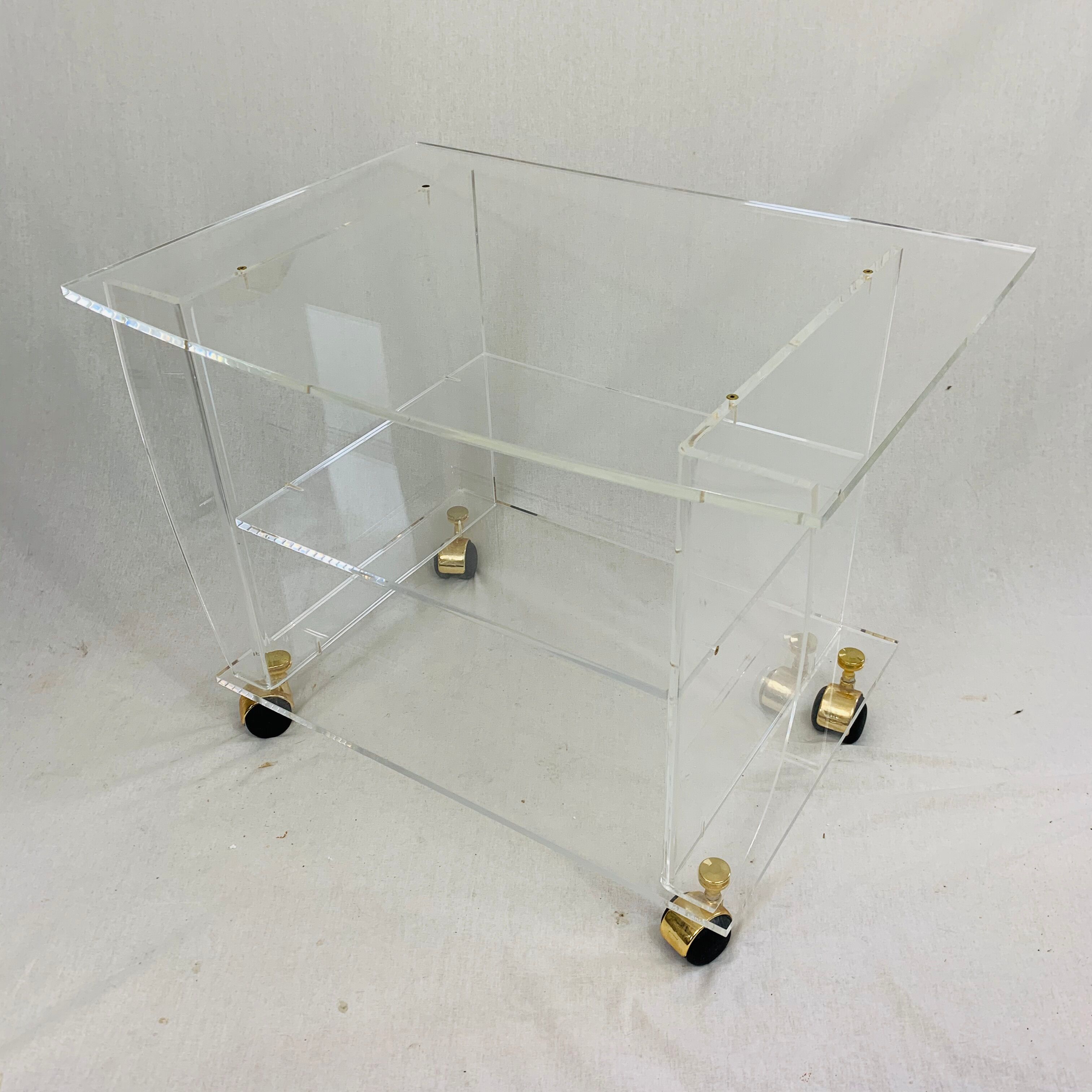 Altuglass plexiglass serving table David Lange
