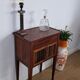 Directory style marquetry side table