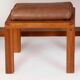 Pierre chapo, coiffeuse, tabouret et pouf 1989