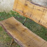 Cast iron and wood garden bench 1900