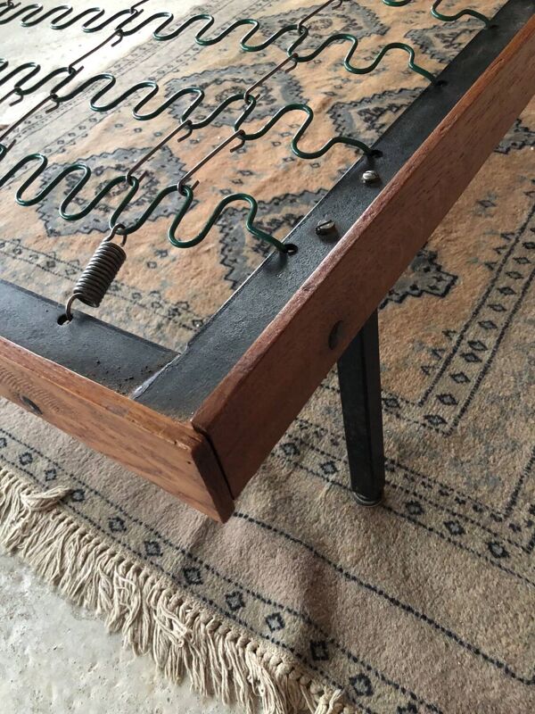 Lot de 2 lits une personne Vintage année 70