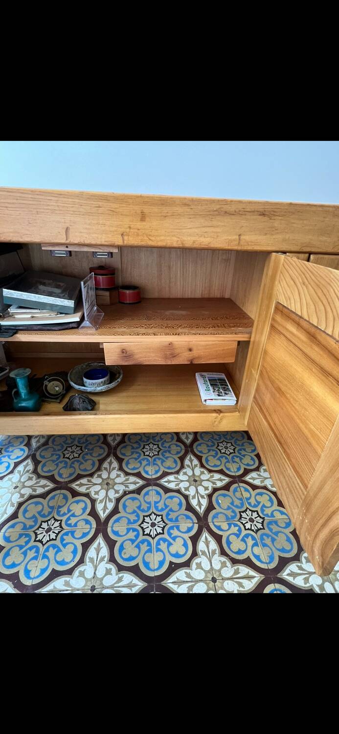 Regain House, designer elm sideboard