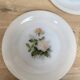 Set of 6 Arcopal Rose de France dessert plates