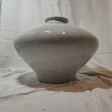 Large Art Deco vase in crackled earthenware