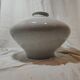 Large Art Deco vase in crackled earthenware
