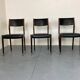 Chaises Modernistes Mid-Century, 1960s, Set de 3