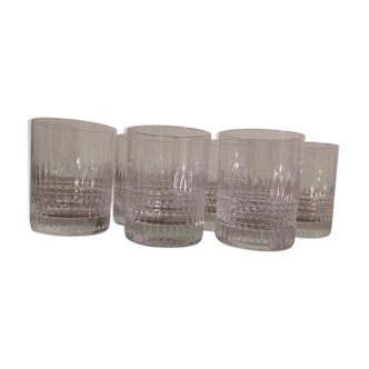 Baccarat whisky glasses Nancy model