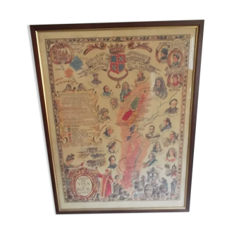 Table poster : burgundy wine list