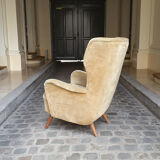 1 Shepherdess Wing flesh 50s 60s Danish armchair