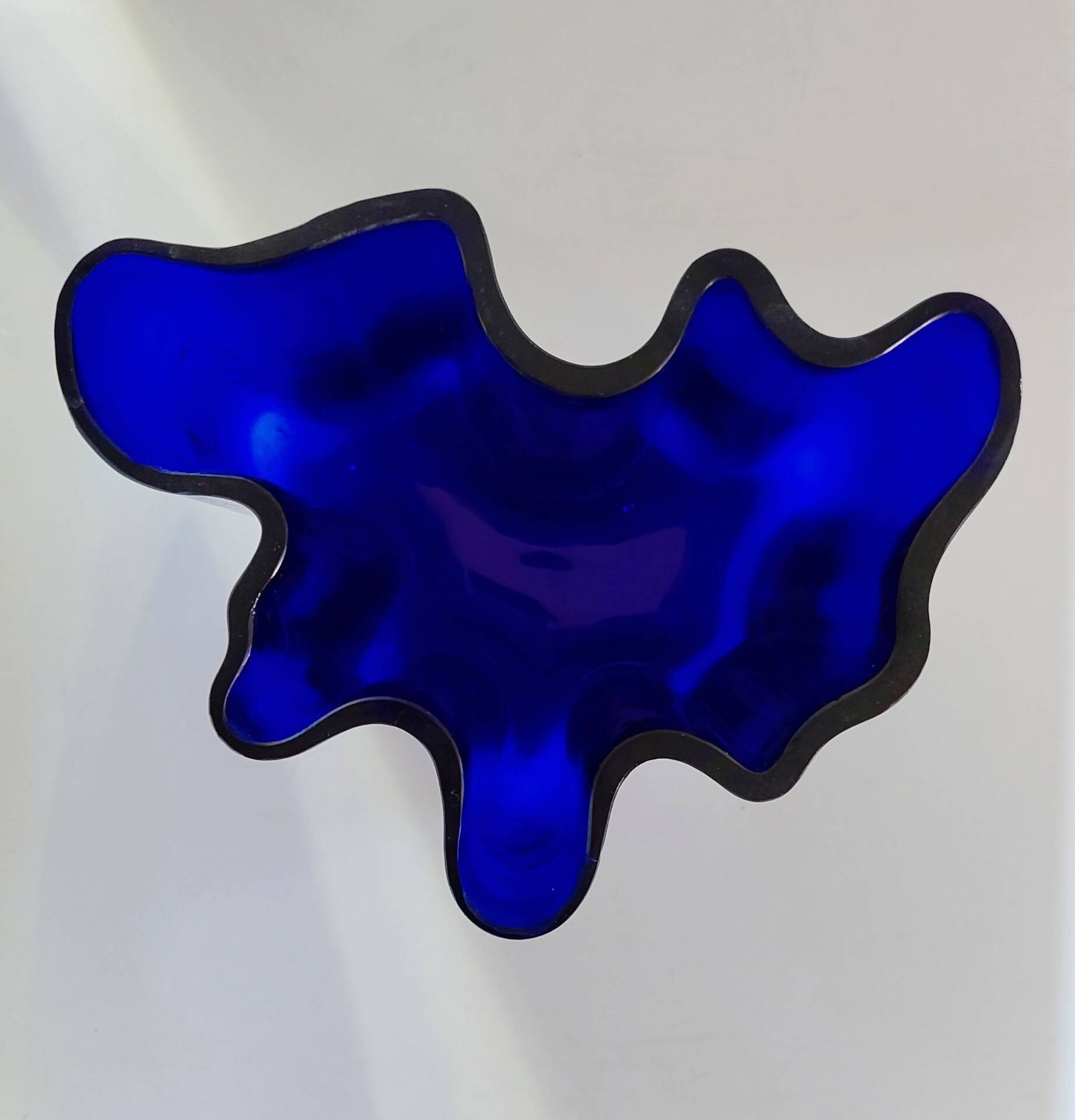 Cobalt blue glass vase, Denmark