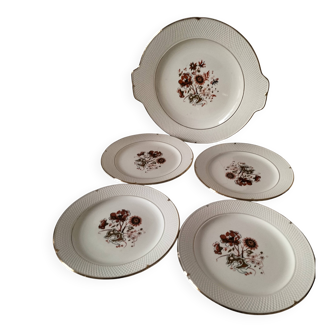 Dessert service Salins, model Malmaison, 1955–1960