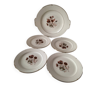 Dessert service Salins, model Malmaison, 1955–1960