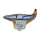 Bohemian art glass bowl, 1960's