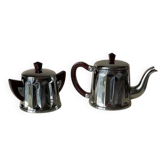 Art Deco sugar bowl and jug duo