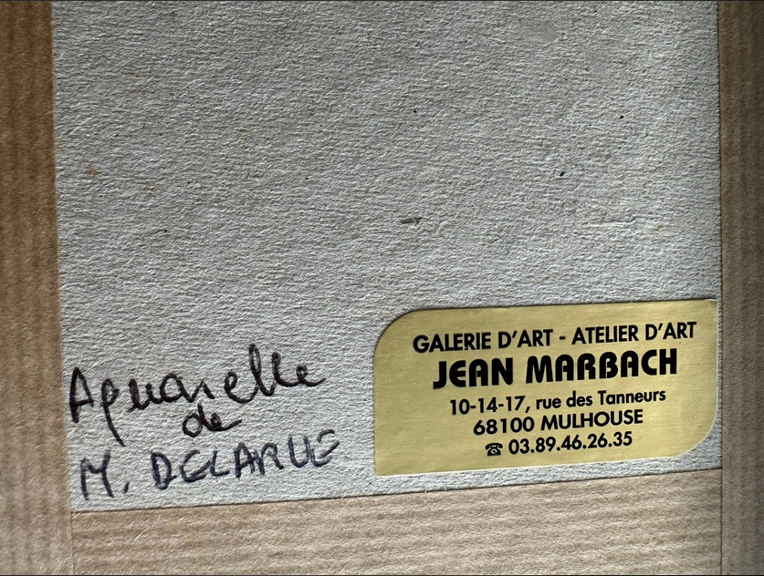 Aquarelle "anémones" Maryse Delarue