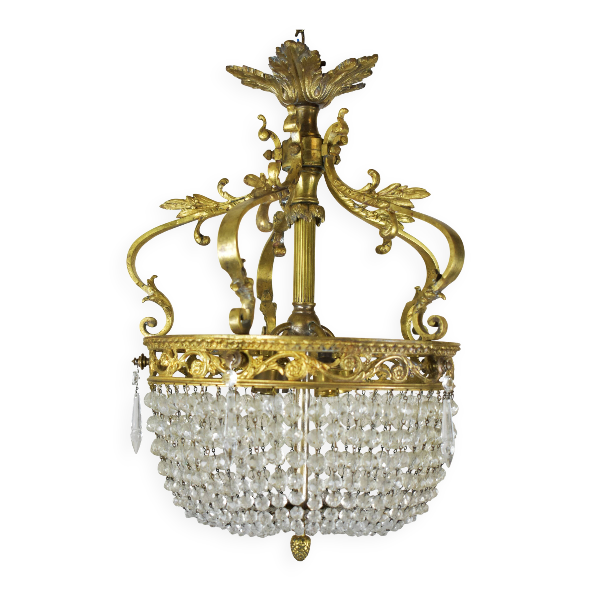 Napoleon-style tassel chandelier