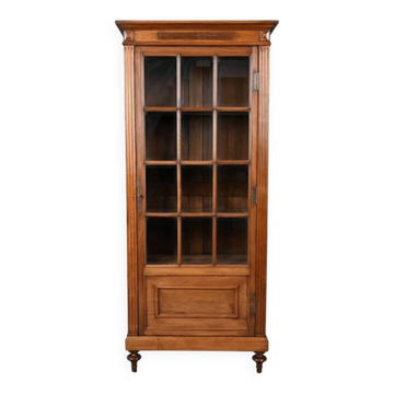 Walnut display cabinet, Louis XVI style – Early 20th century