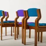 Set of 4 dining chairs by Jan Bocan / Zbynek Hrivnac / Ludvik Volak, 1970s.
