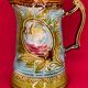 Wasmuel Belgian Barbotine Pitcher – 19th Century Art Nouveau – Decor M