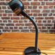 Lampe de bureau Aluminor noire 80's