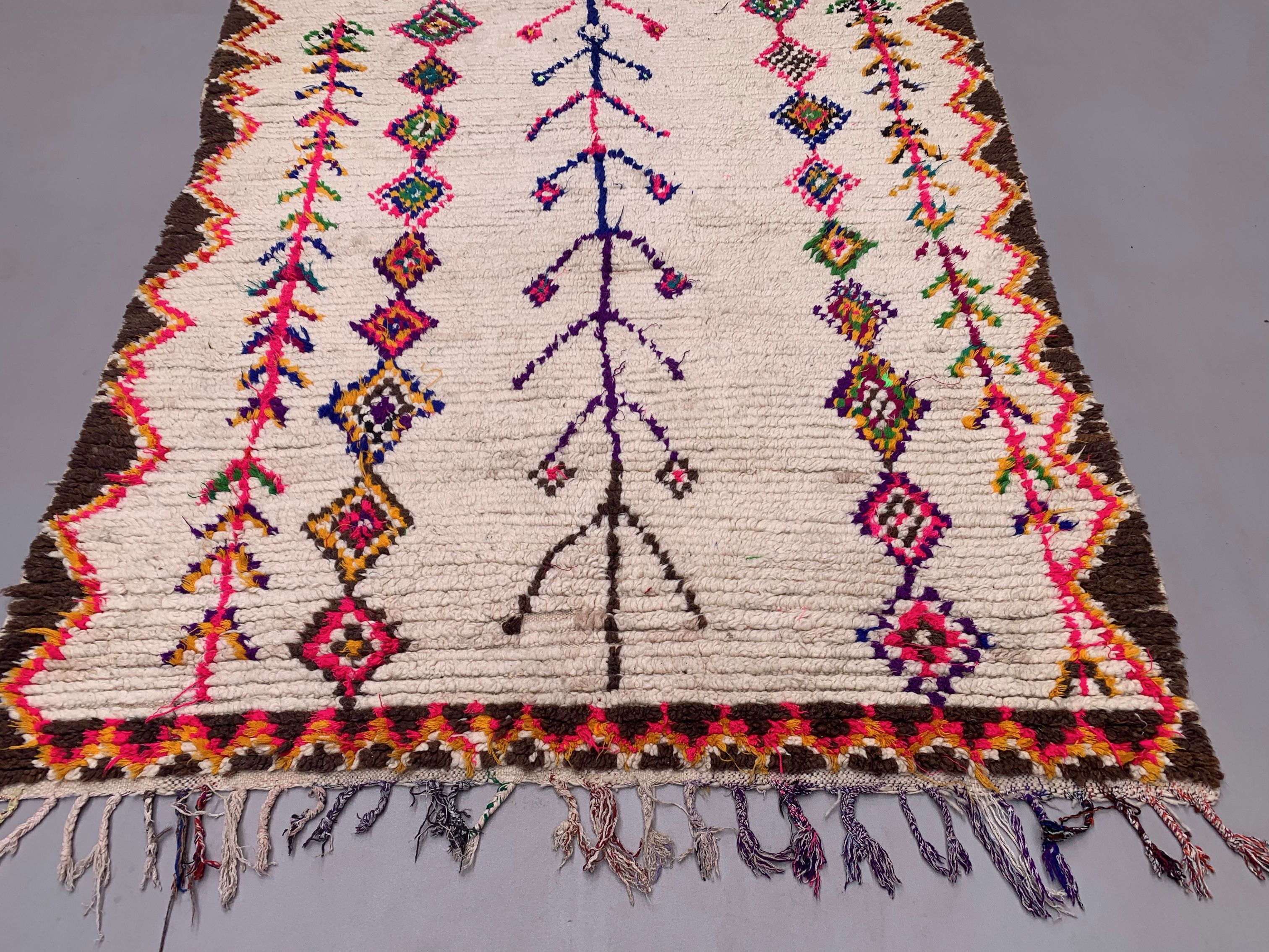 Vintage moroccan azilal rug 280x148 cm berber atlas, tribal