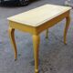 Table jaune à 2 tiroirs