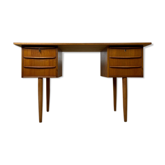 Bureau scandinave vintage en teck, années 60