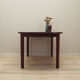 Table en palissandre, design danois, années 1970, fabriquée au Danemark