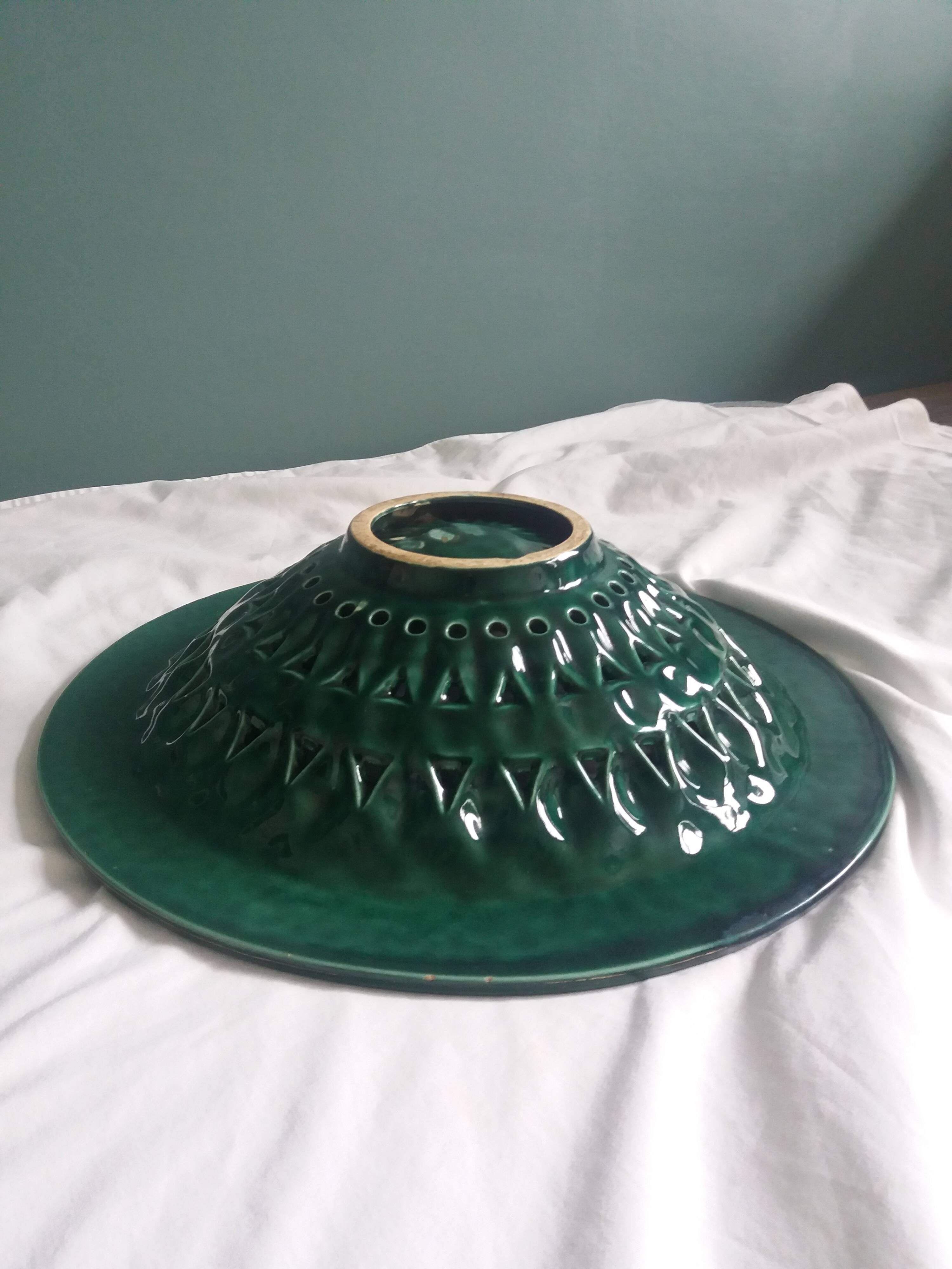 Saint Clément openwork ceramic fruit basket