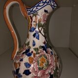 Peony decoration pitcher Gien