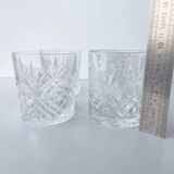 Set of 4 Hollywood Regency Cocktail Whiskey Glasses