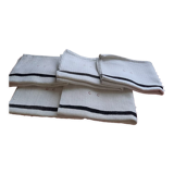 5 tea towels made in basque