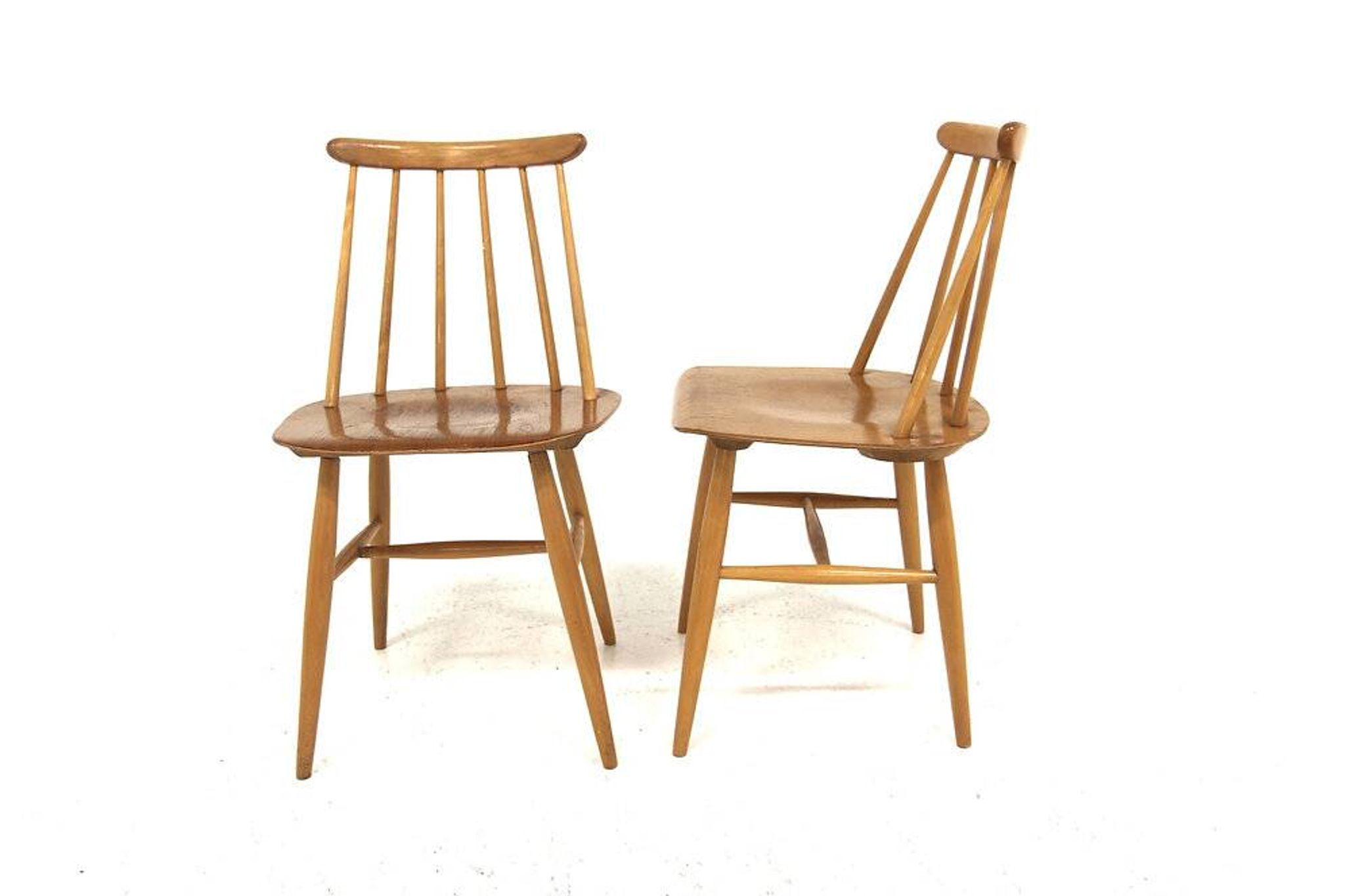 Set de 2 chaises scandinave "Fanett" par Ilmari Tapiovaara, Suède, 1960