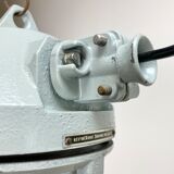 Grey industrial explosion proof lamp, 1970s
