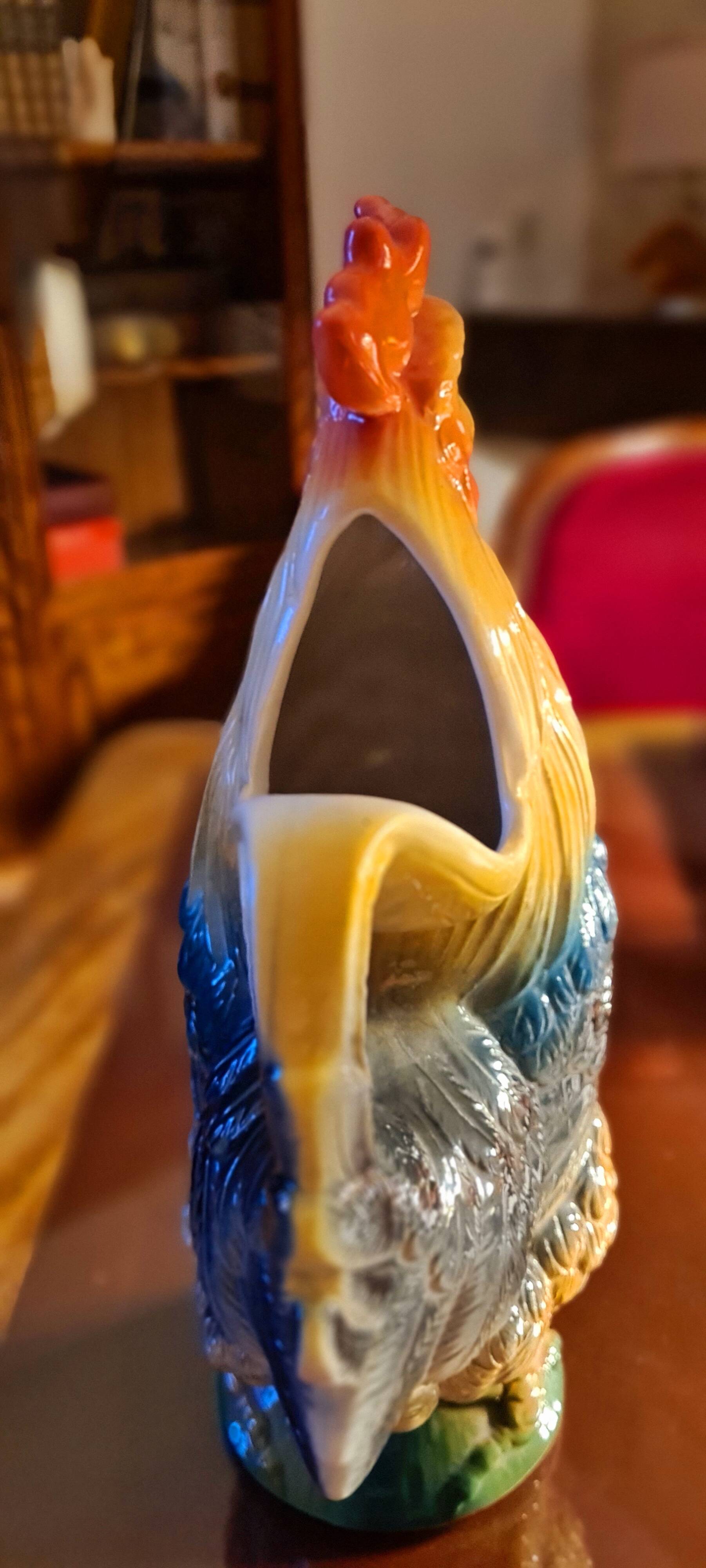 Coq en faïence dlg de st clément