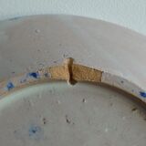 Assiette Fajalauza bleue espagnole ancienne à motif de grenade